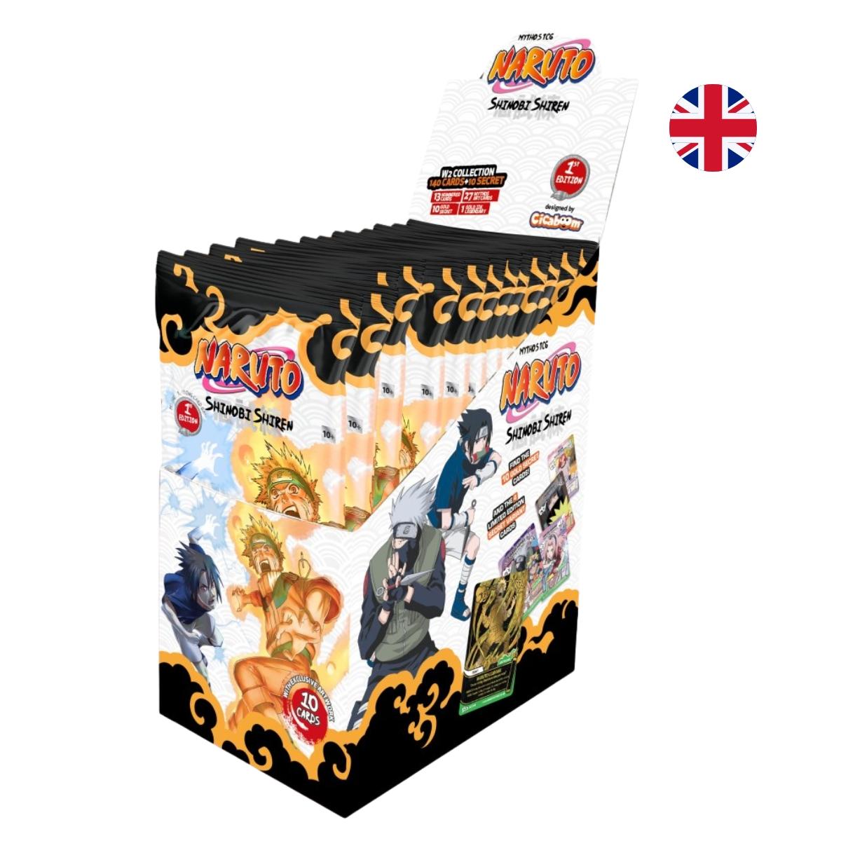 Naruto Mythos TCG: Shinobi Shiren (Set 2) – Booster Display (1. Edition, Englisch)
