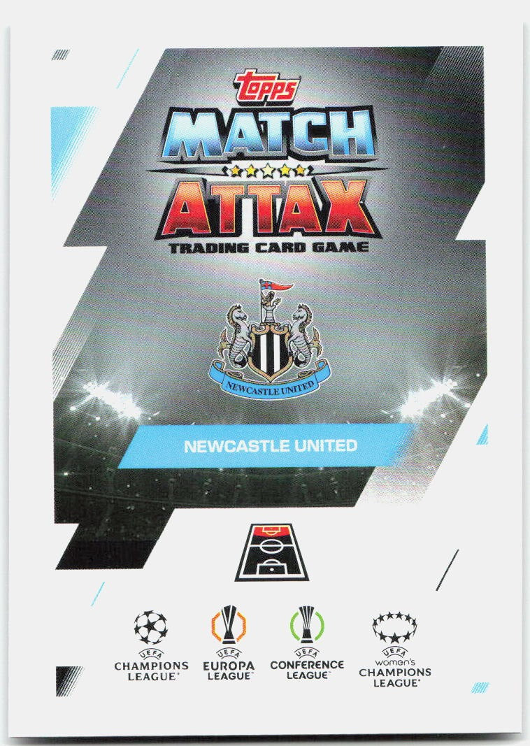 Anthony Gordon #230 - 2025-26 Topps Match Attax UEFA Club Competitions Extra