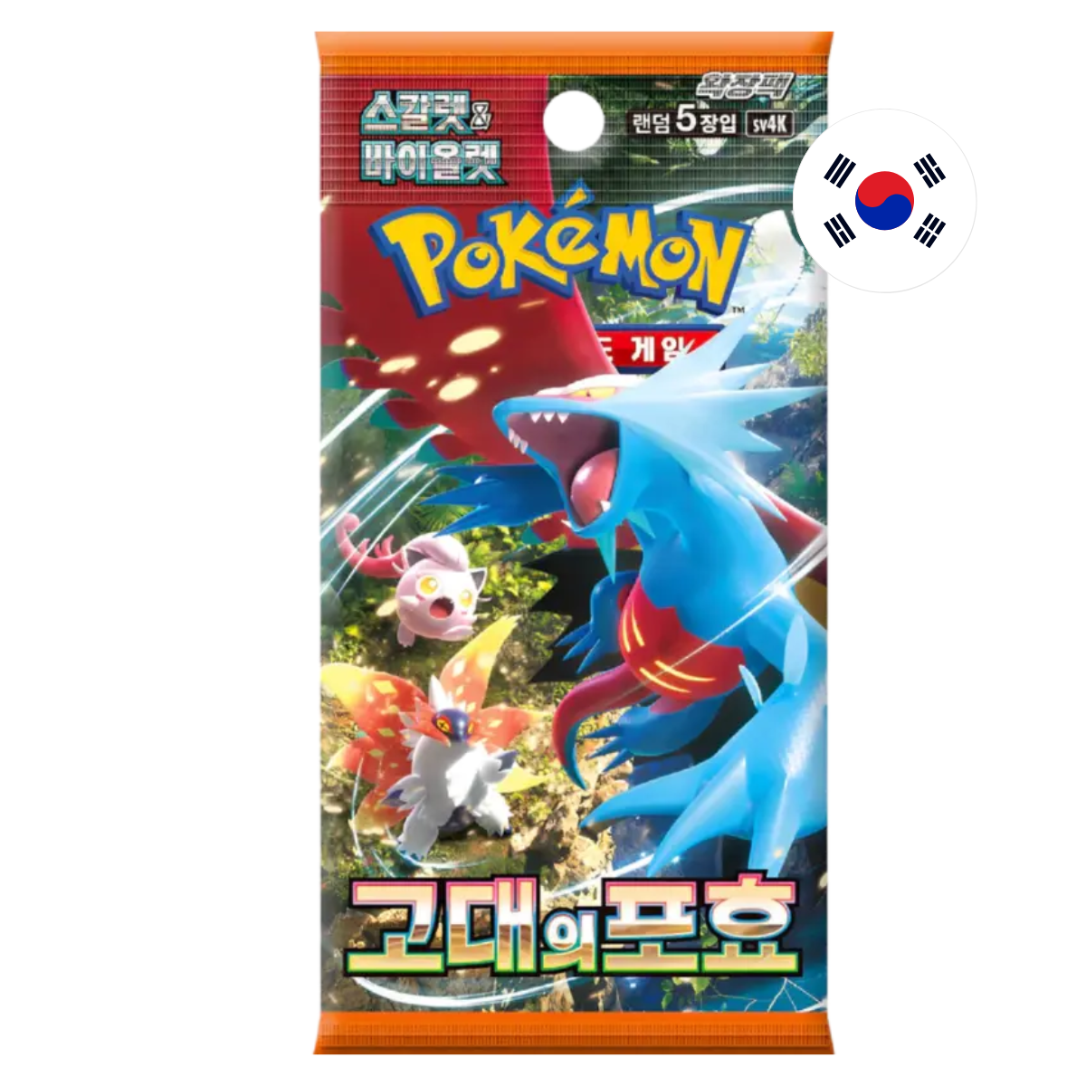 Pokémon TCG Ancient Roar SV4K – Booster (Korean Edition)