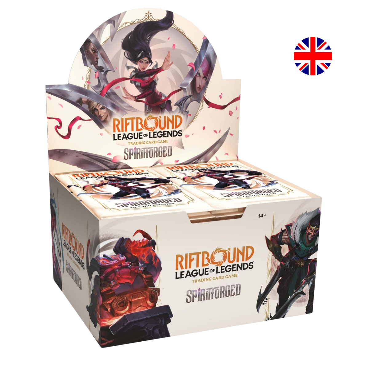 Riftbound League of Legends TCG – Spiritforged Booster Display - 24 Booster - EN