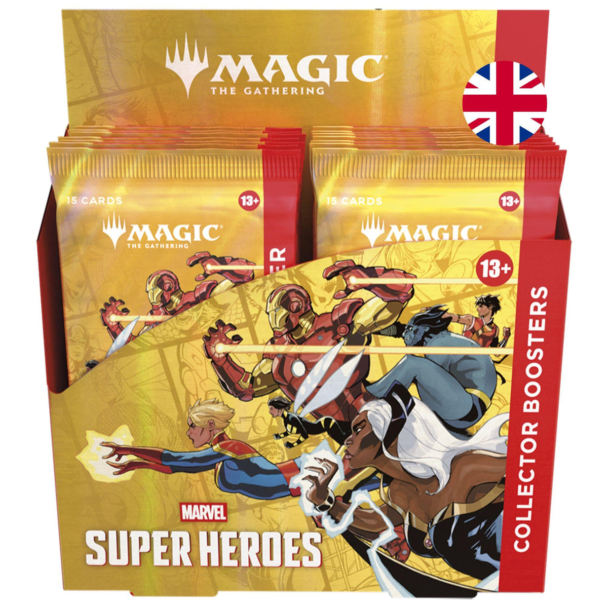 Magic: The Gathering – Marvel Super Heroes Collector Booster Display (Englisch)