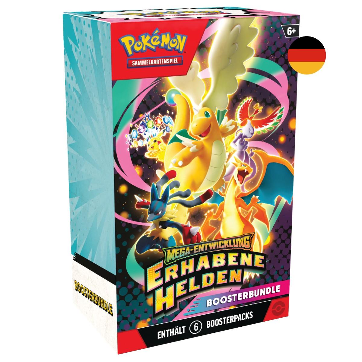 Pokémon TCG: Mega-Entwicklung – Erhabene Helden Booster Bundle (Deutsch)