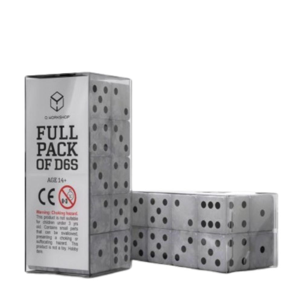 Q-Workshop – Full Pack: D6 Dice Set (20 Pieces, 16 mm)