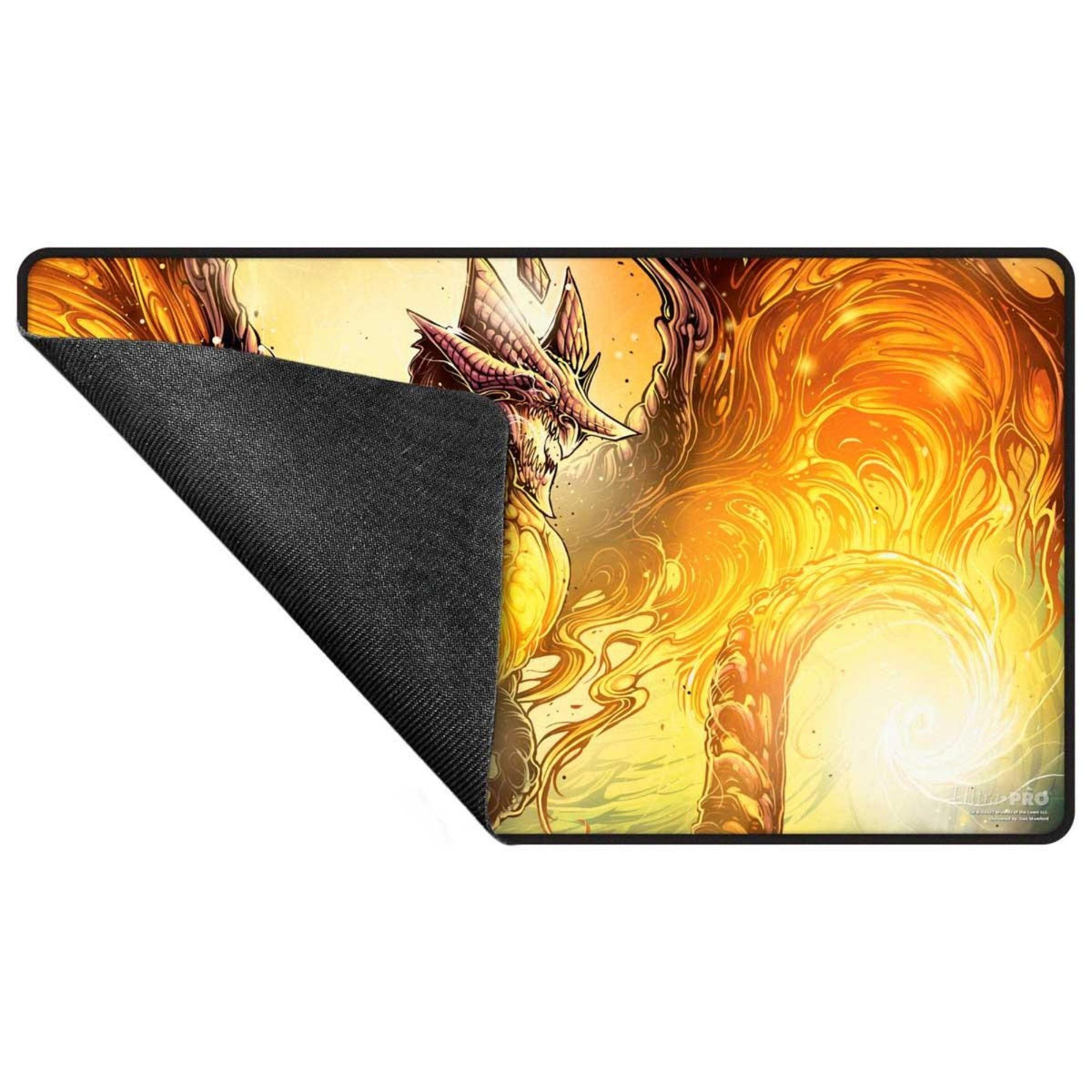 The back of the Ultra Pro Playmat