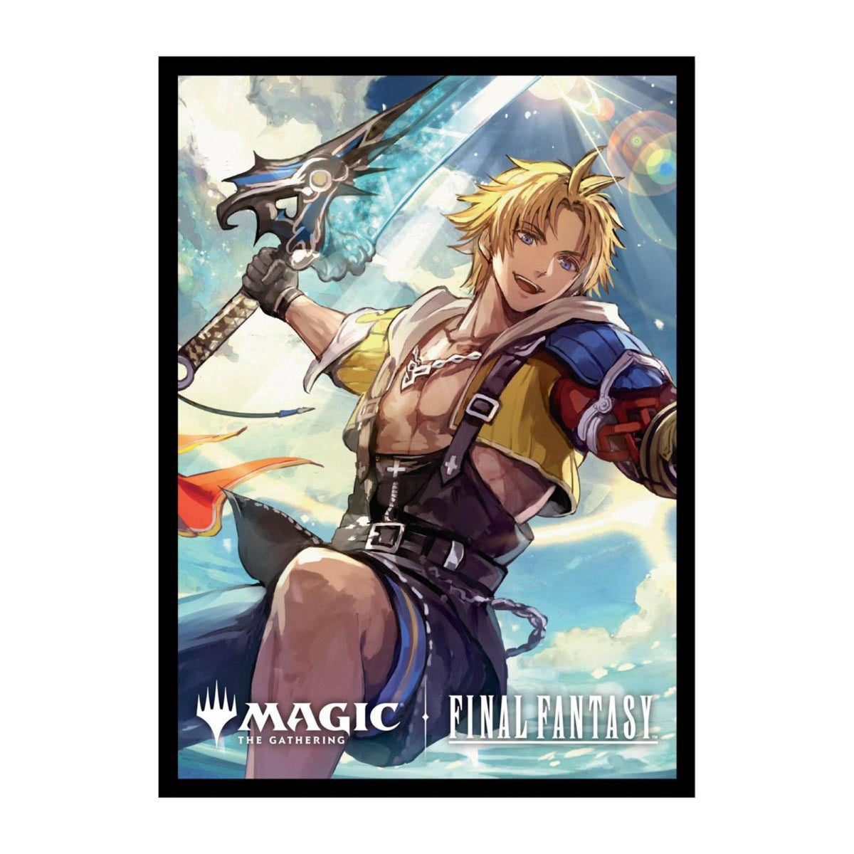 Ultra Pro Deck Protector Sleeves – MTG Final Fantasy Commander Tidus, Yuna’s Guardian