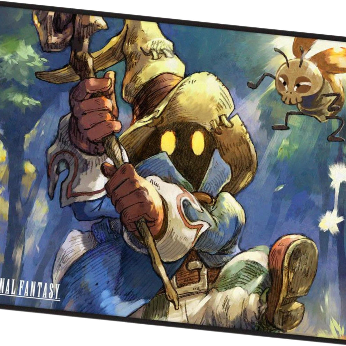 Ultra Pro Black Stitched Premium Playmat - MTG Final Fantasy Vivi Ornitier
