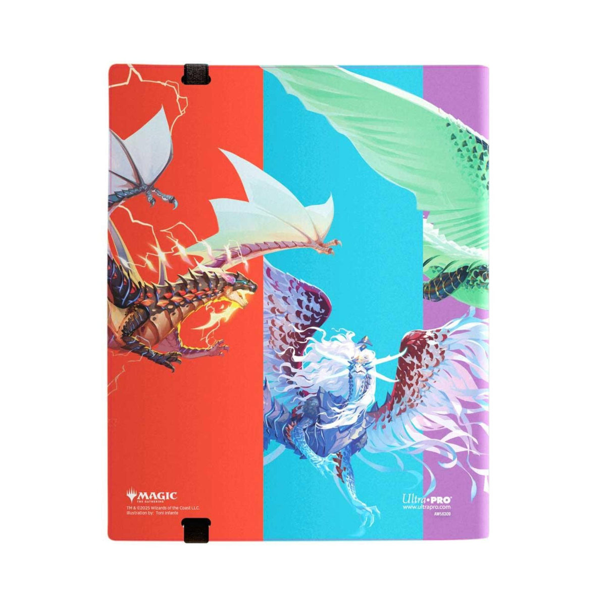 Ultra Pro Binder with Tarkir Design stores up to 360 MTG Cards