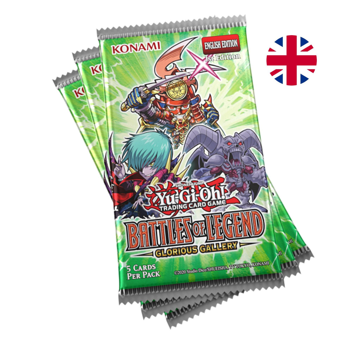 Yu-Gi-Oh! Battles of Legend: Glorious Gallery – Booster-Display (Englisch)