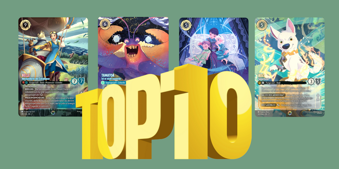 Top 10 Enchanted Karten aus Disney Lorcana Set 7: Archazias Insel