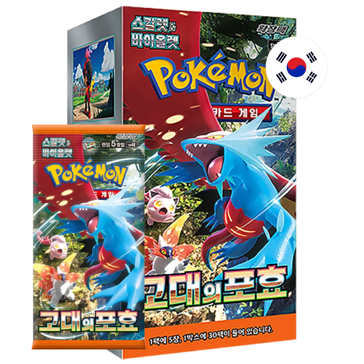 Pokémon TCG Ancient Roar SV4K – Booster Display (Korean Edition)