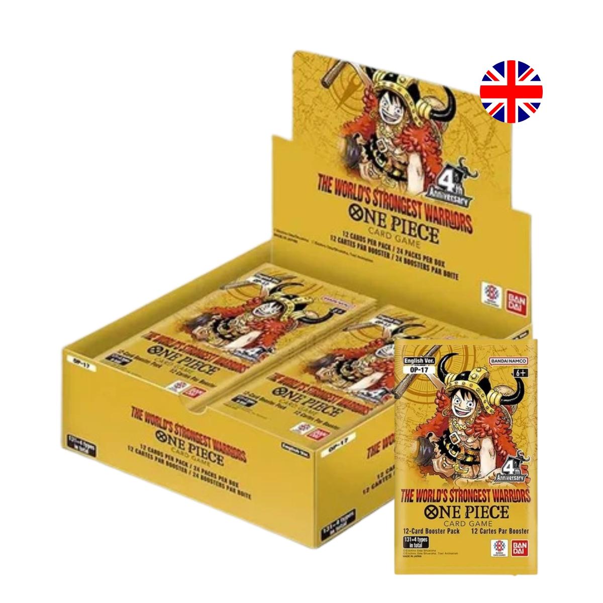 One Piece Card Game - The World's Strongest Warriors [OP-17] Booster Display (English)