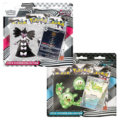 Pokemon TCG Scarlet & Violet 10.5 – Black Bolt & White Flare Tech-Sticker Collection