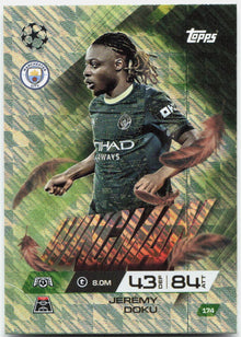Jérémy Doku #174 - 2025-26 Topps Match Attax UEFA Club Competitions Extra