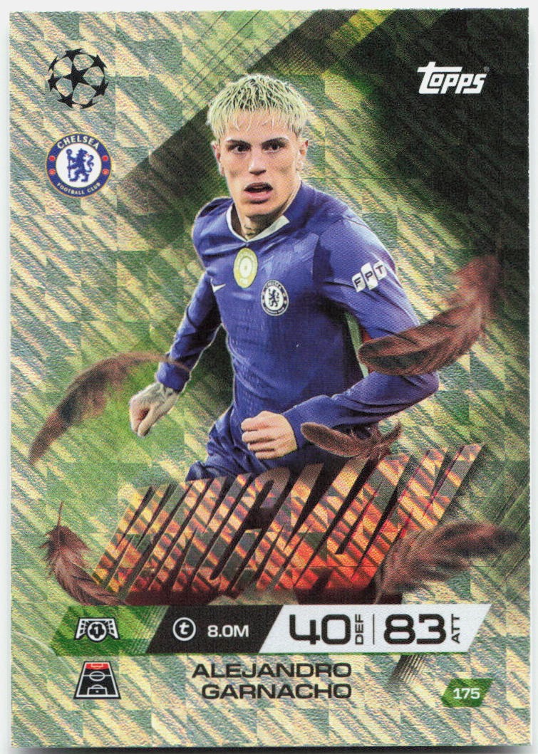 Alejandro Garnacho #175 - 2025-26 Topps Match Attax UEFA Club Competitions Extra