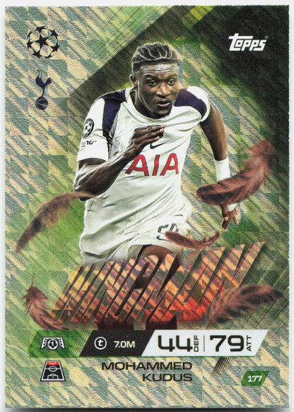 Mohammed Kudus #177 - 2025-26 Topps Match Attax UEFA Club Competitions Extra