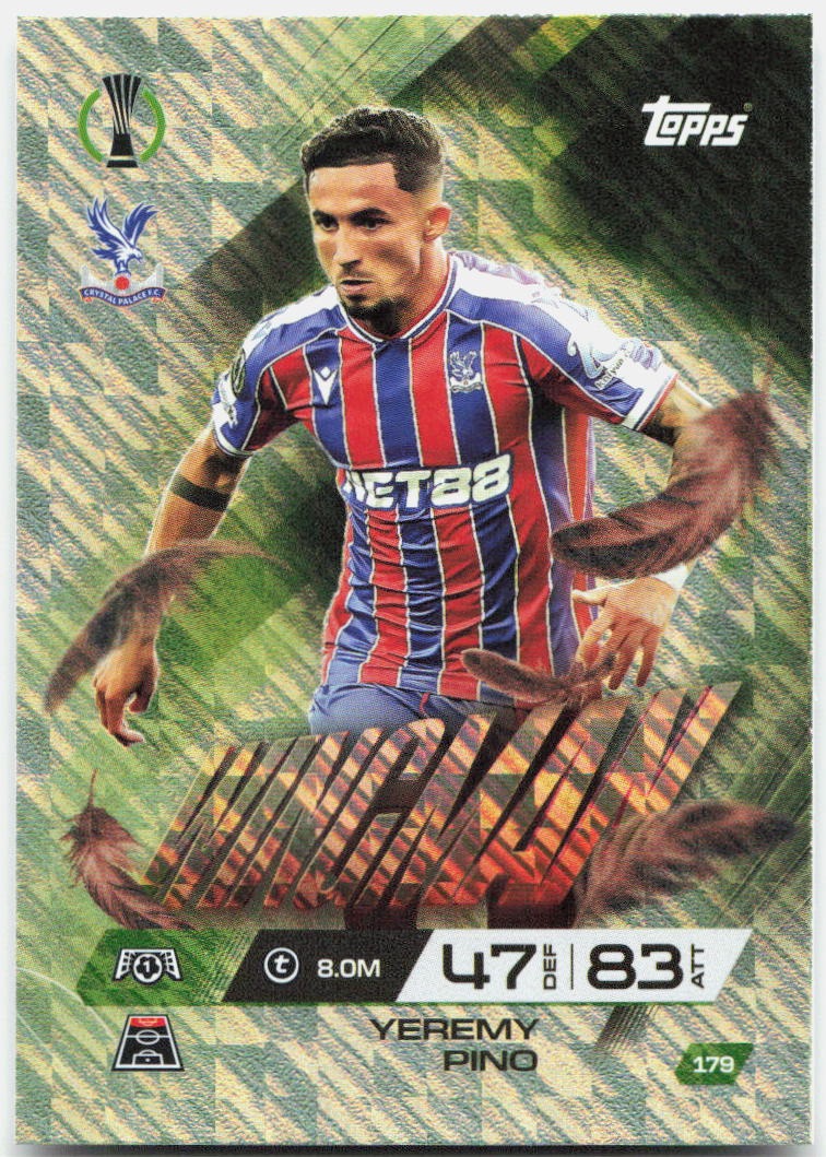 Yeremy Pino #179 - 2025-26 Topps Match Attax UEFA Club Competitions Extra