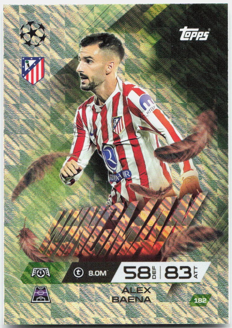Alex Baena #182 - 2025-26 Topps Match Attax UEFA Club Competitions Extra