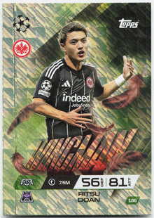 Ritsu Doan #186 - 2025-26 Topps Match Attax UEFA Club Competitions Extra