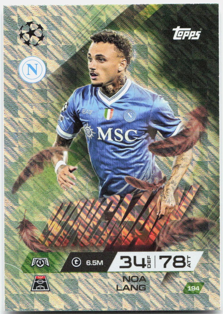 Noa Lang #194 - 2025-26 Topps Match Attax UEFA Club Competitions Extra