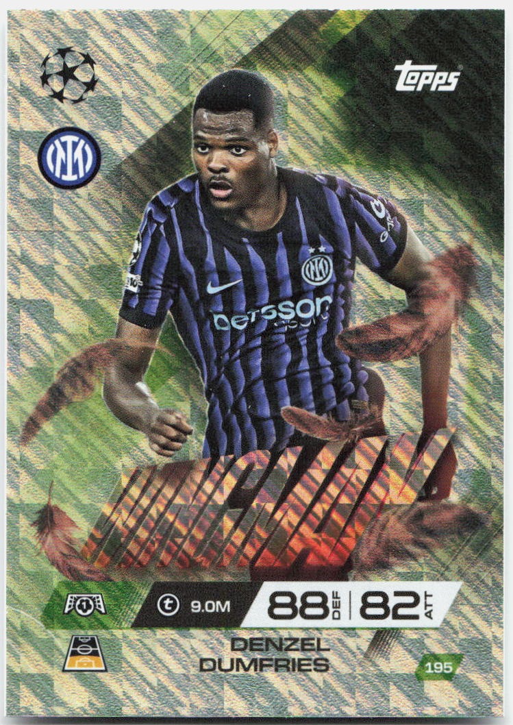 Denzel Dumfries #195 - 2025-26 Topps Match Attax UEFA Club Competitions Extra