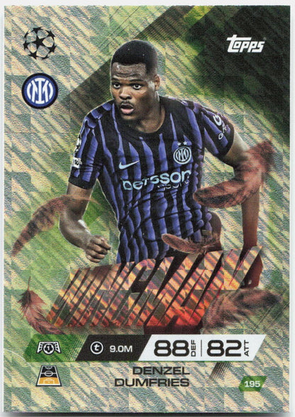 Denzel Dumfries #195 - 2025-26 Topps Match Attax UEFA Club Competitions Extra