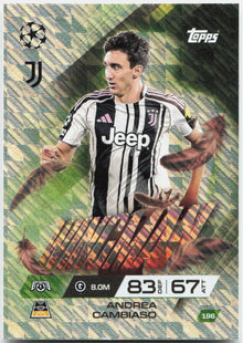 Andrea Cambiaso #196 - 2025-26 Topps Match Attax UEFA Club Competitions Extra