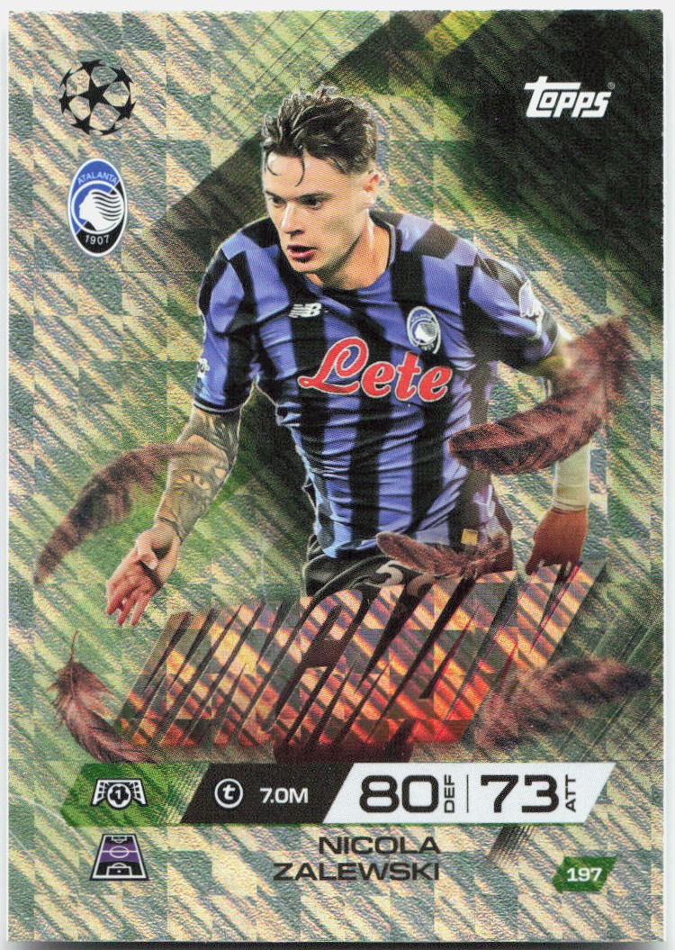 Nicola Zalewski #197 - 2025-26 Topps Match Attax UEFA Club Competitions Extra