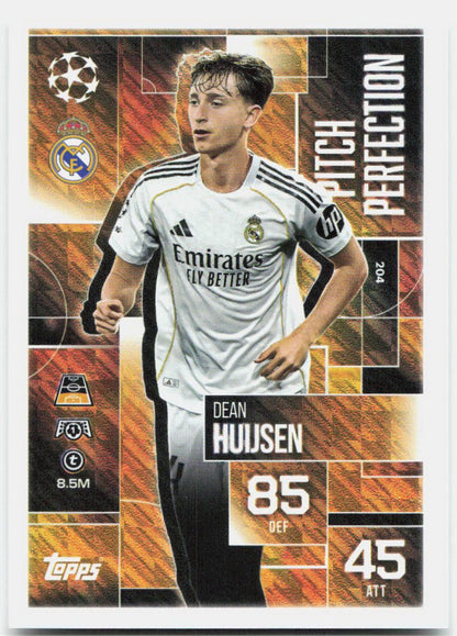 Dean Huijsen #204 - 2025-26 Topps Match Attax UEFA Club Competitions Extra