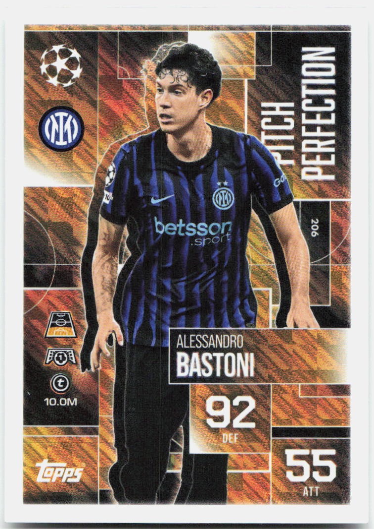 Alessandro Bastoni #206 - 2025-26 Topps Match Attax UEFA Club Competitions Extra