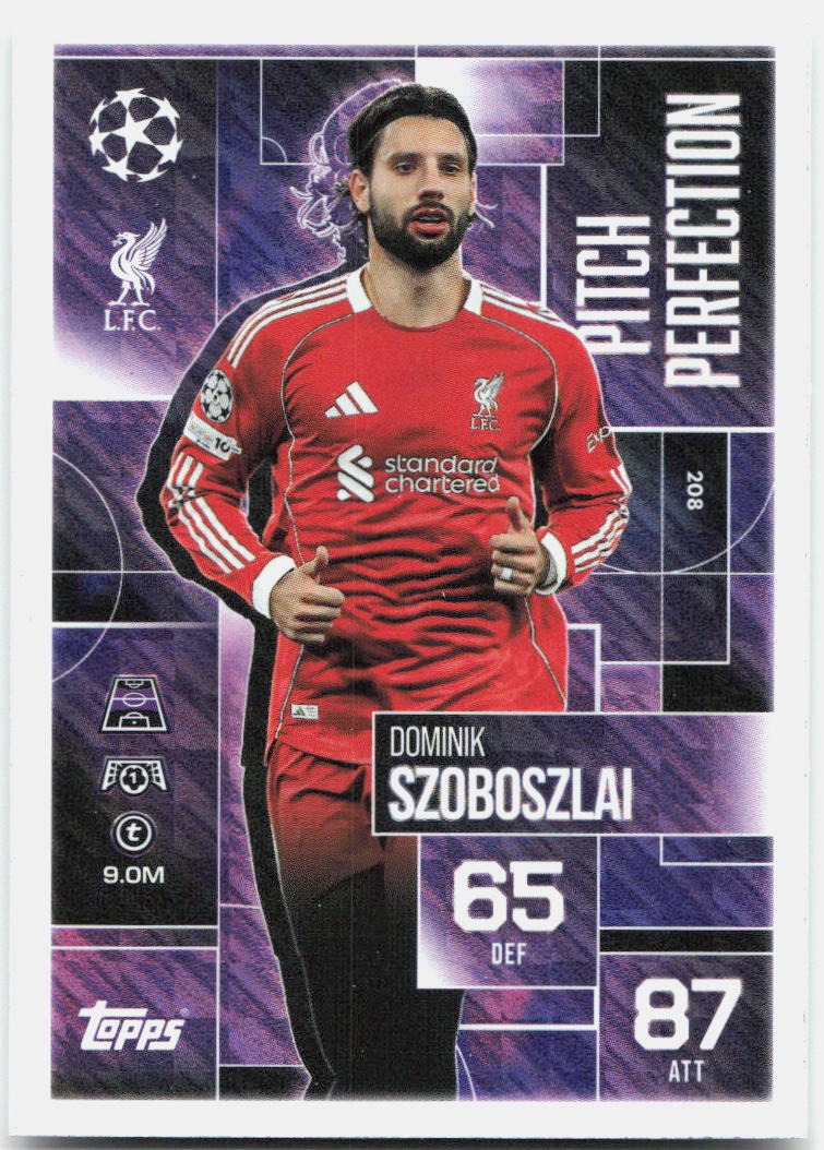 Dominik Szoboszlai #208 - 2025-26 Topps Match Attax UEFA Club Competitions Extra