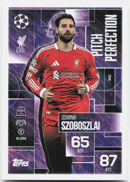Dominik Szoboszlai #208 - 2025-26 Topps Match Attax UEFA Club Competitions Extra