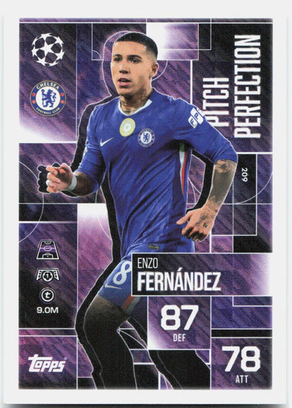 Enzo Fernandez #209 - 2025-26 Topps Match Attax UEFA Club Competitions Extra