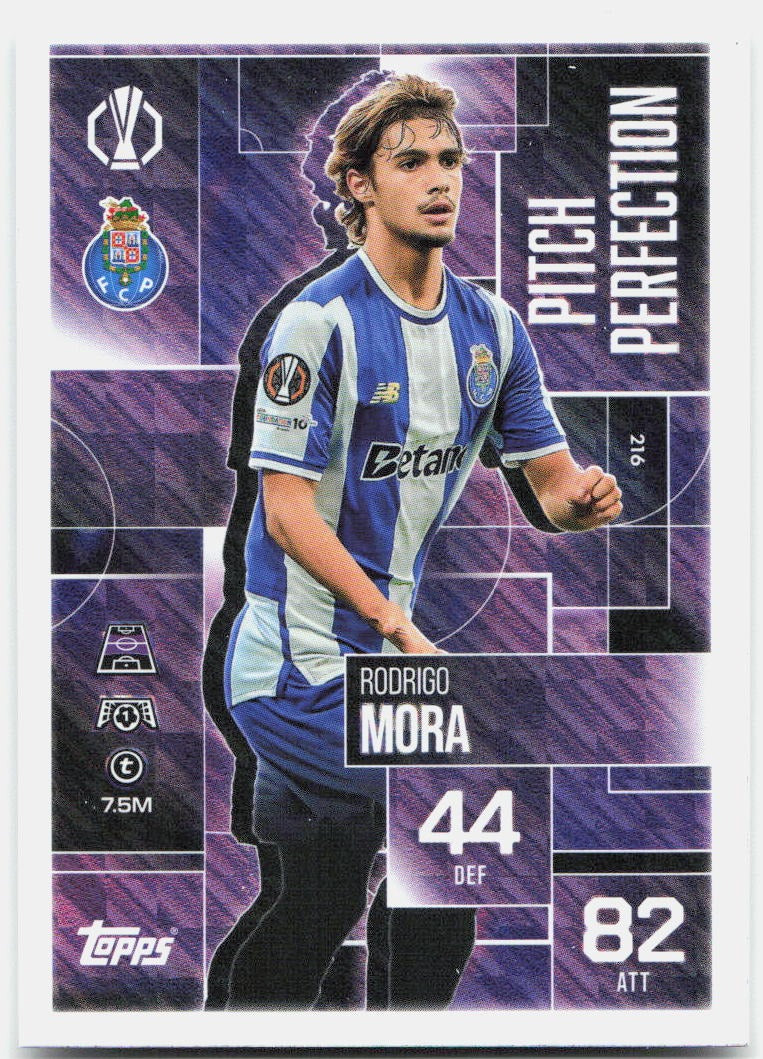 Rodrigo Mora #216 - 2025-26 Topps Match Attax UEFA Club Competitions Extra