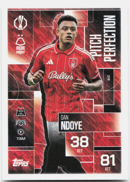 Dan Ndoye #219 - 2025-26 Topps Match Attax UEFA Club Competitions Extra