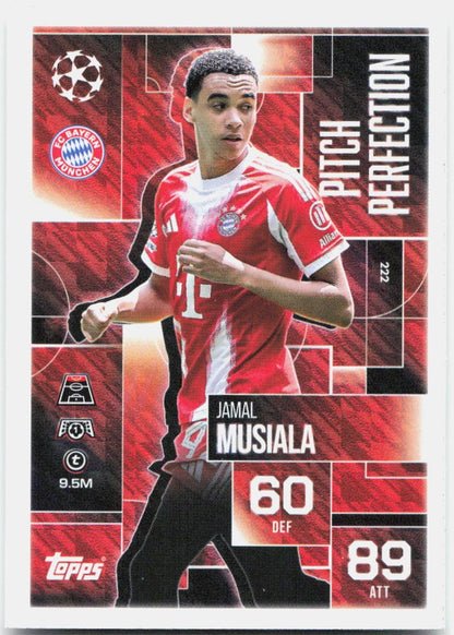 Jamal Musiala #222 - 2025-26 Topps Match Attax UEFA Club Competitions Extra