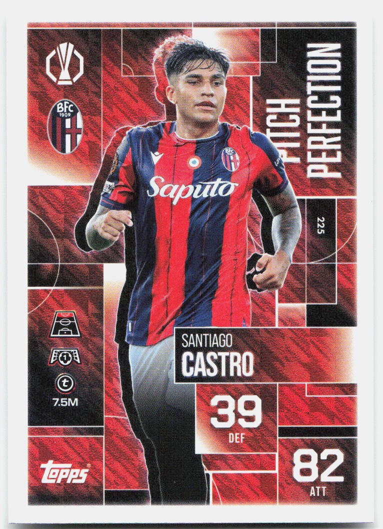 Santiago Castro #225 - 2025-26 Topps Match Attax UEFA Club Competitions Extra