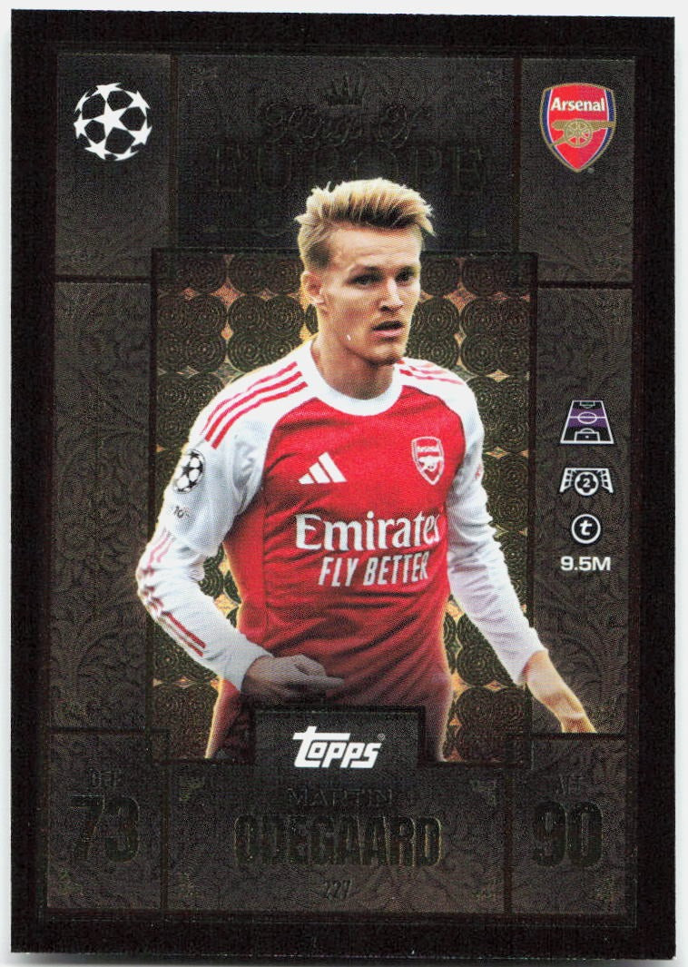 Martin Odegaard #227 - 2025-26 Topps Match Attax UEFA Club Competitions Extra