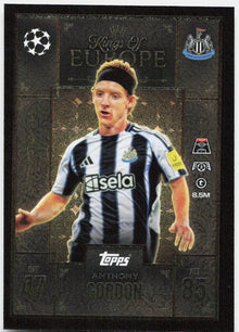 Anthony Gordon #230 - 2025-26 Topps Match Attax UEFA Club Competitions Extra