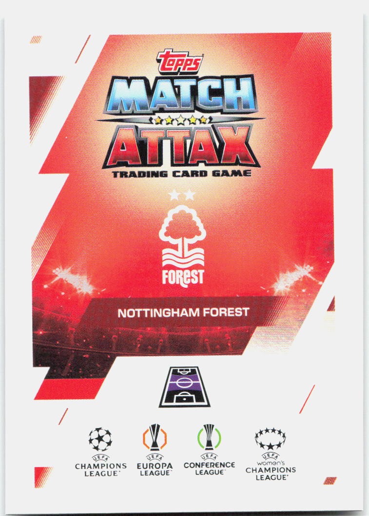 Morgan Gibbs-White #233 - 2025-26 Topps Match Attax UEFA Club Competitions Extra