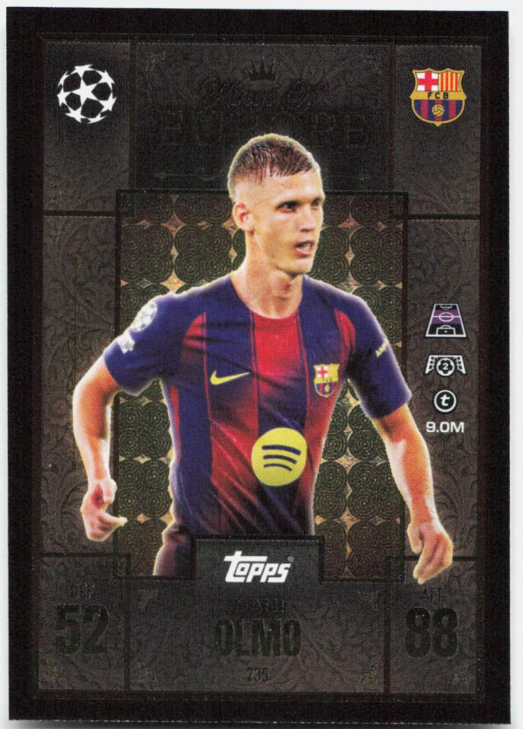 Dani Olmo #235 - 2025-26 Topps Match Attax UEFA Club Competitions Extra
