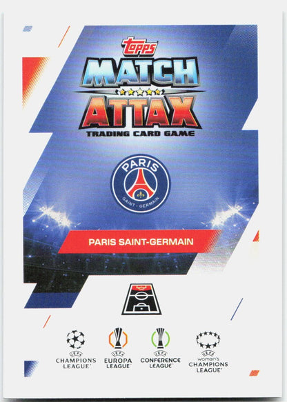 Bradley Barcola #243 - 2025-26 Topps Match Attax UEFA Club Competitions Extra