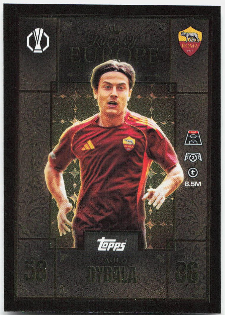 Paulo Dybala #247 - 2025-26 Topps Match Attax UEFA Club Competitions Extra