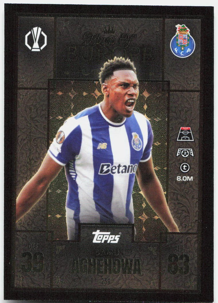 Samu Aghehowa #251 - 2025-26 Topps Match Attax UEFA Club Competitions Extra