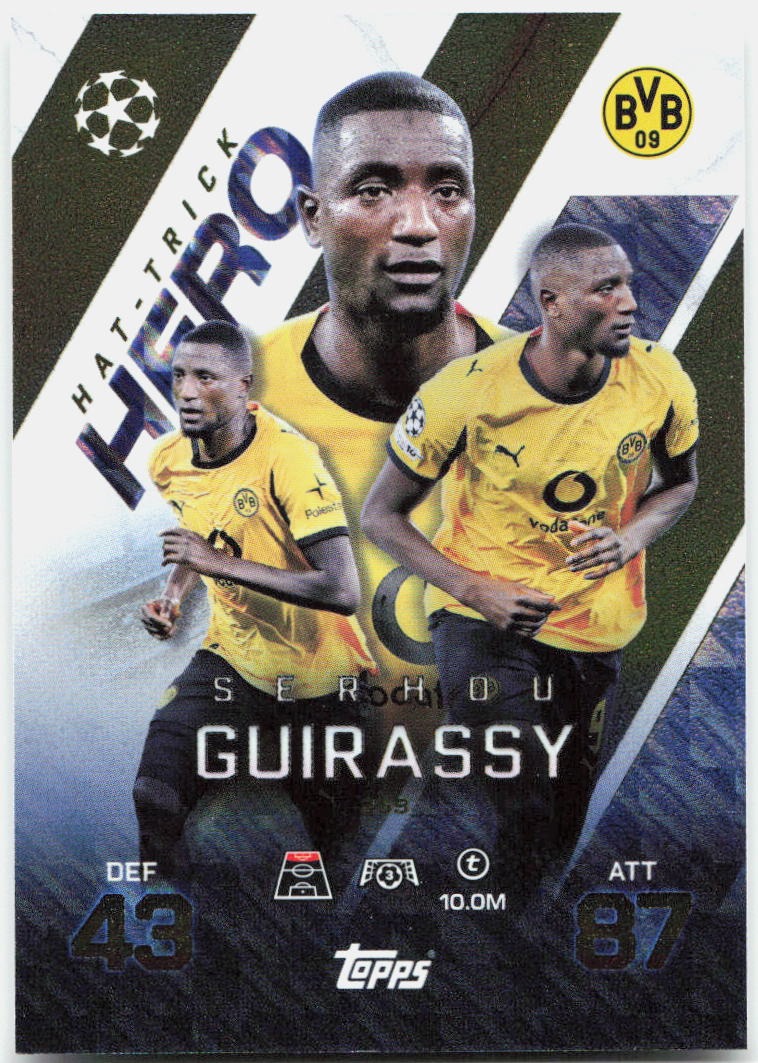 Serhou Guirassy #259 - 2025-26 Topps Match Attax UEFA Club Competitions Extra