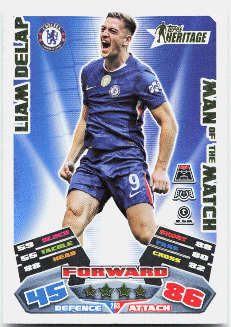 Liam Delap #263 - 2025-26 Topps Match Attax UEFA Club Competitions Extra
