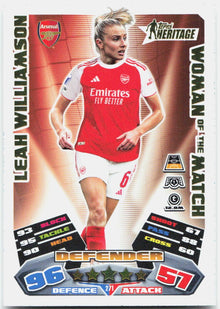 Leah Williamson #271 - 2025-26 Topps Match Attax UEFA Club Competitions Extra