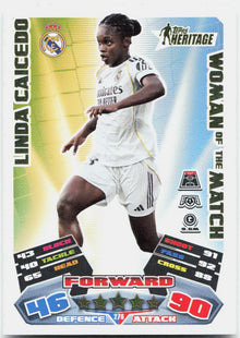 Linda Caicedo #276 - 2025-26 Topps Match Attax UEFA Club Competitions Extra