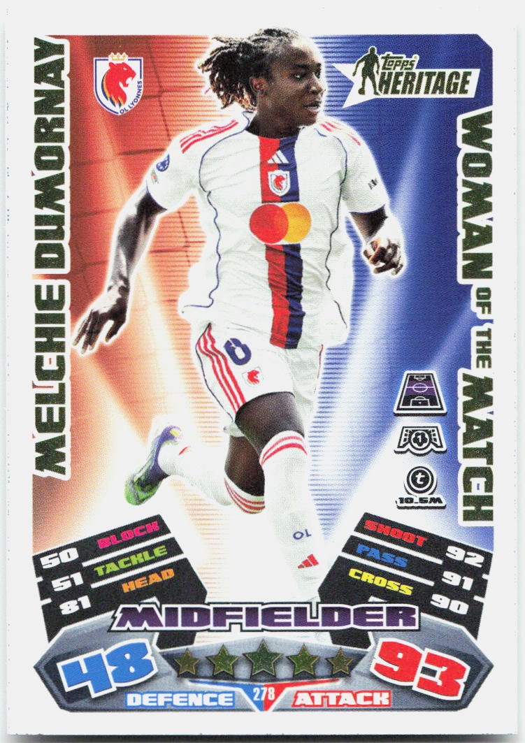 Melchie Dumornay #278 - 2025-26 Topps Match Attax UEFA Club Competitions Extra