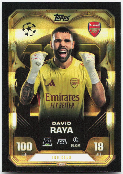 David Raya #280 - 2025-26 Topps Match Attax UEFA Club Competitions Extra