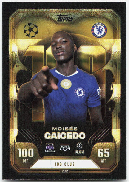 Moises Caicedo #282 - 2025-26 Topps Match Attax UEFA Club Competitions Extra
